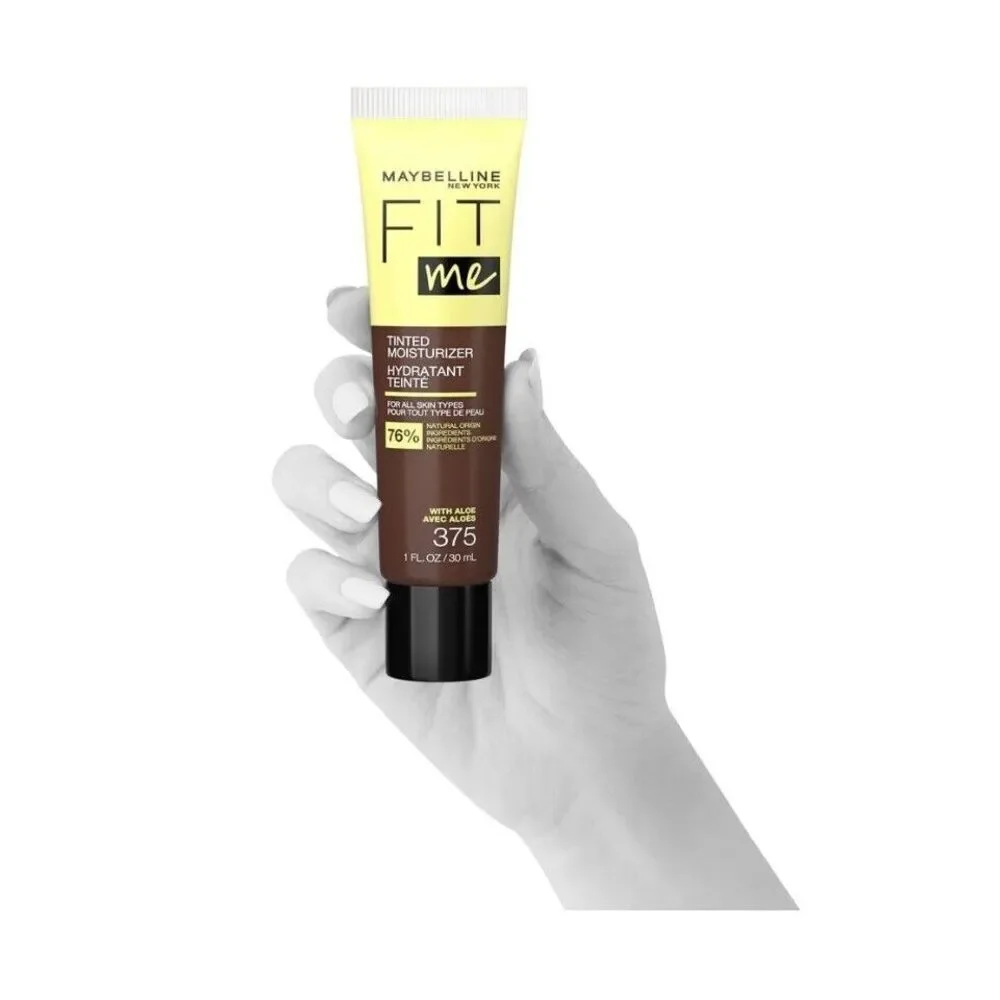Maybelline New York Fit Me Tinted Moisturizer, Natural Coverage #375 (Lot Of 3)